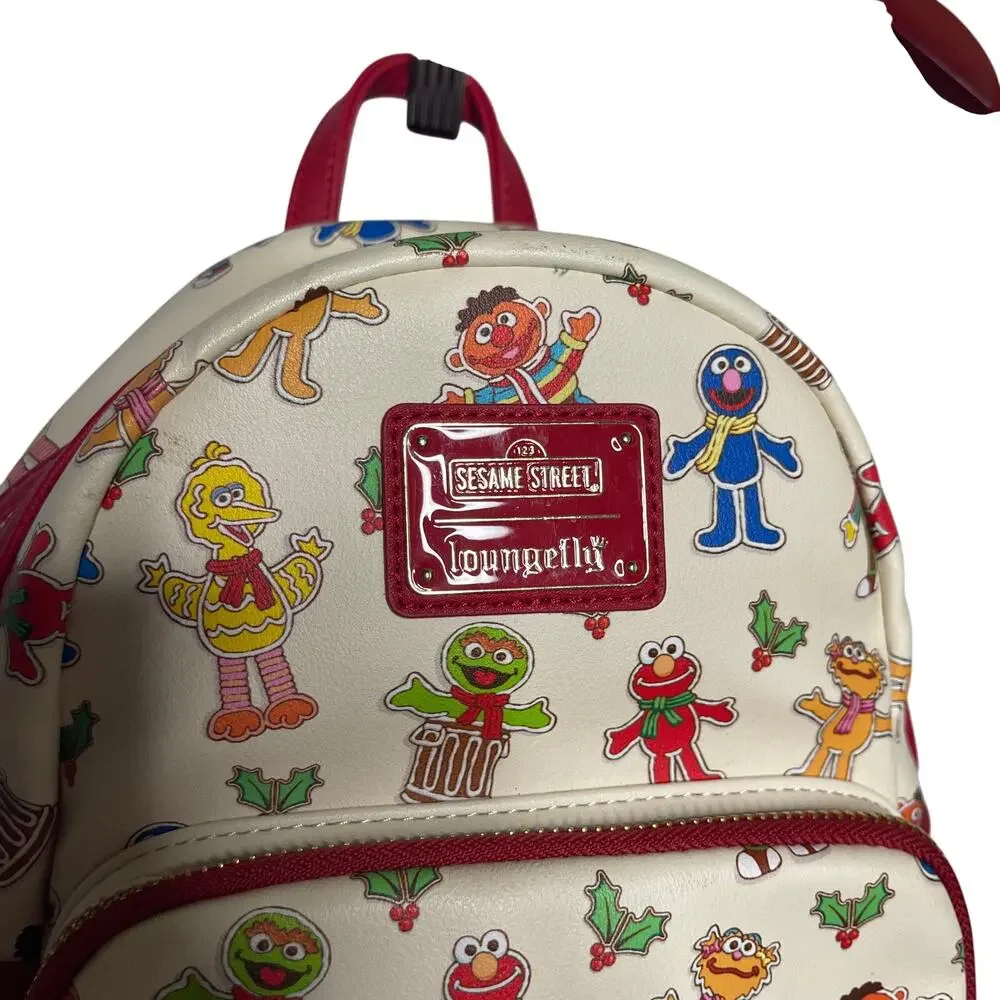 Loungefly Christmas Sesame Street mini backpack LIMITED EDITION - Picture 2 of 7